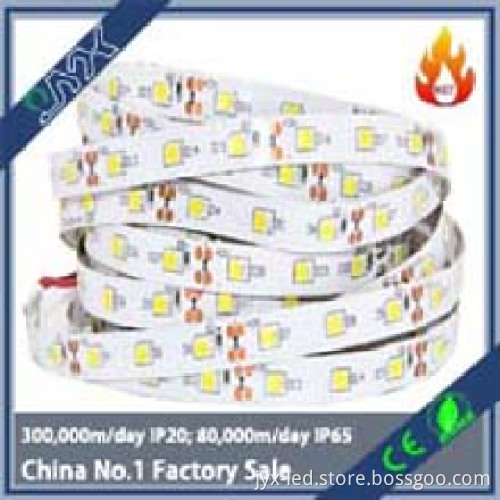 Flexible Red Color 60LED Per Meter 300LED Strip Light SMD5050 LED 12V Non-waterproof flashing led strip light wholesale